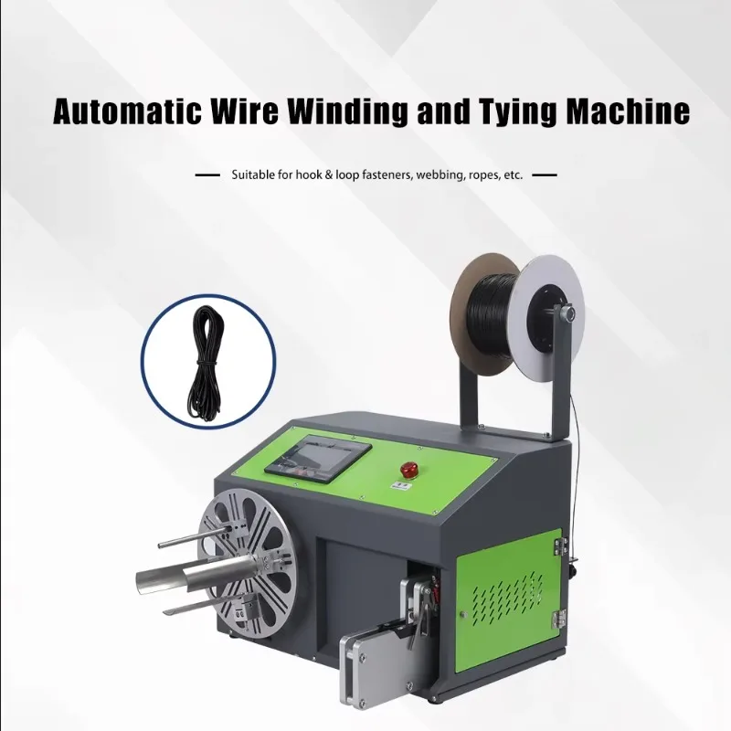 Automatic Wire Coil Making Machine Automatic Wire Winding And Tying Machine Cable Coil Winding Bundling Machine