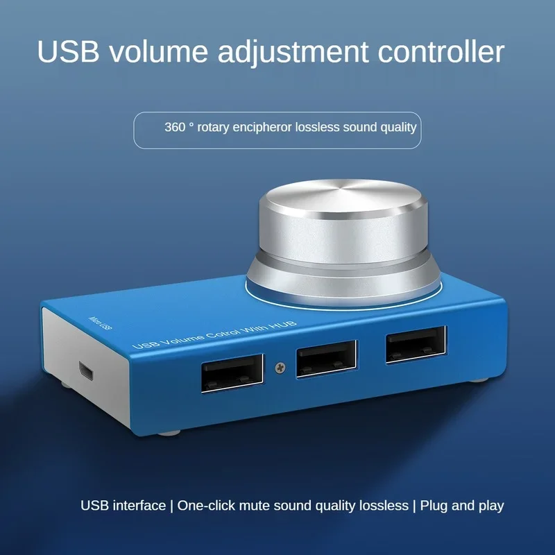 USB-Lautstärke regler, verlustfreier PC-Computer lautsprecher und Lautstärke regler, digitale Einstell steuerung mit einer Tasten-Stumm schaltung