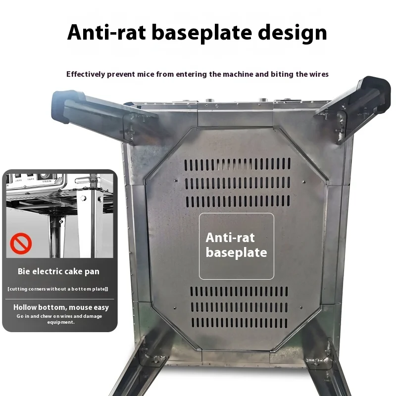 Forno elétrico comercial de dupla face com aquecimento para bolo, cozinha quente, tipo 80, máquina de panquecas para lasanha, panquecas, molho, 220v