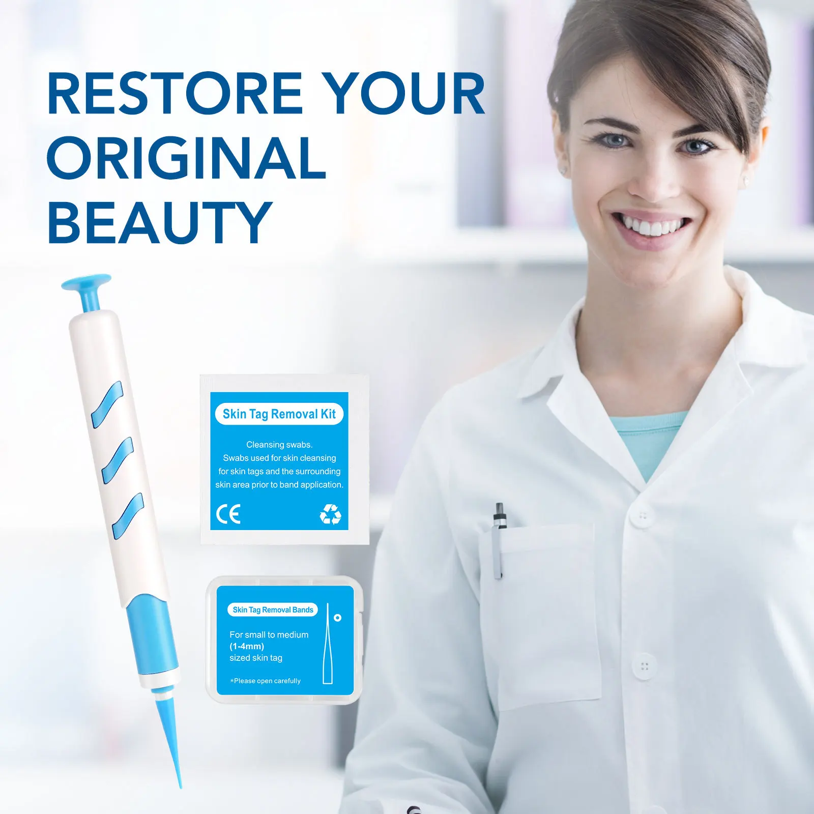 3 In1 غير مؤلم السيارات الجلد علامة الخلد الثآليل مجموعة إزالة أداة تنظيف الوجه العناية بالبشرة الجسم ثؤلول نقطة العلاج ل 1-4 مللي متر الجمال الصحة