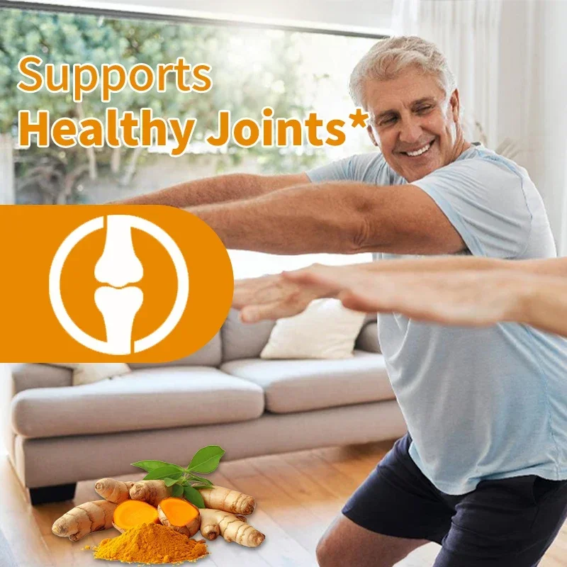 Turmeric Curcumin with Bioperine - Supports Arthritis Health, Antioxidants, Brain Cognition and Digestive Health images - 6