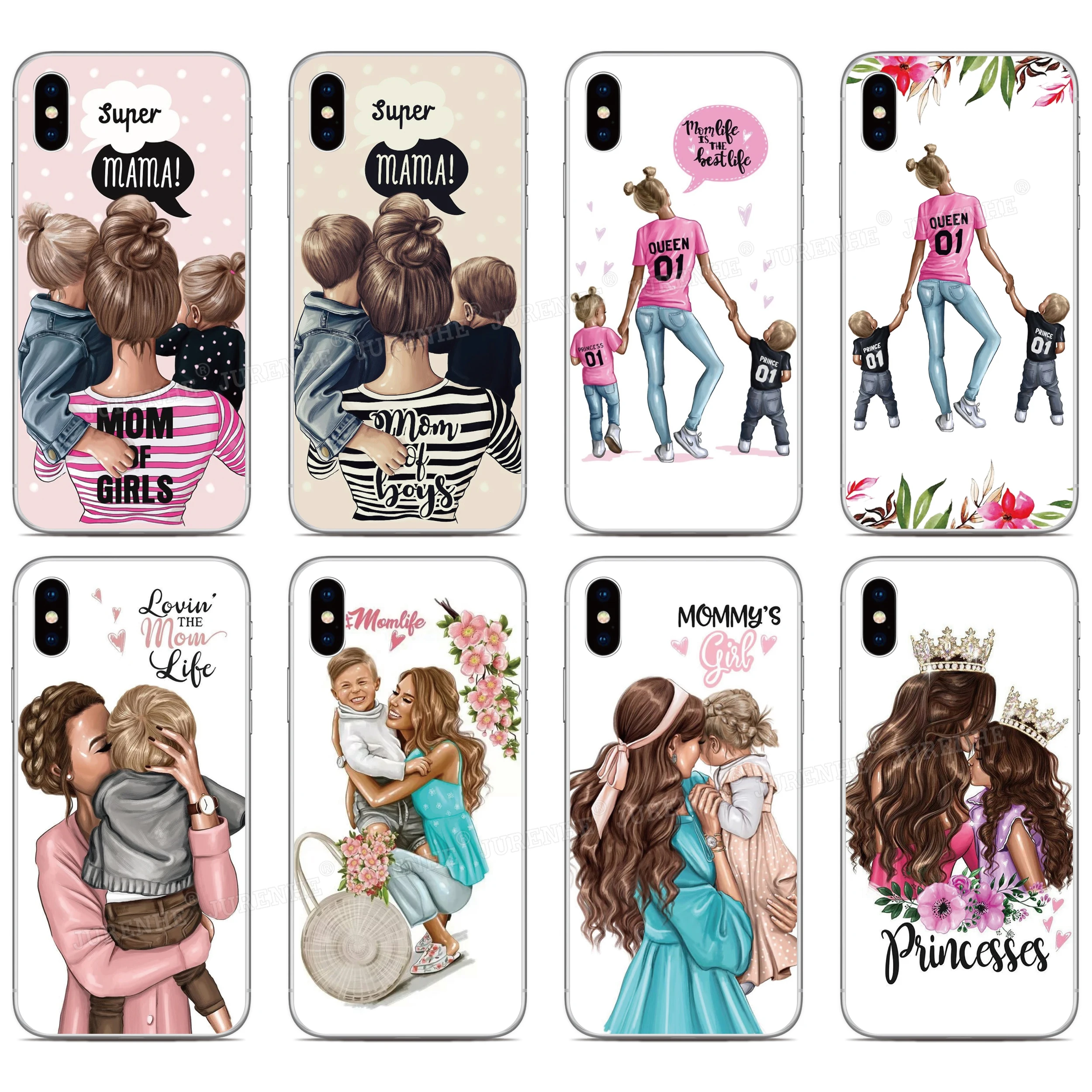 Mom Girl Boy Cover For TCL 30 SE 40 XL 10 Lite 20 Pro R 20B 30E 403 306 305 405 406 408 303 ION X 30Z A3 20S 10L Plus 5G Case