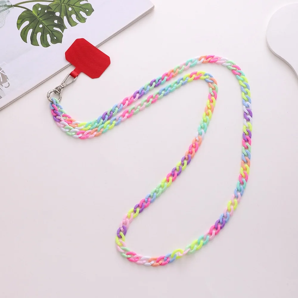 Metal Buckle Neck Rope Hanging Rope Crossbody Cellphone Strap Smart Phone Strap Necklace Phone Lanyard Mobile  Phone Chain