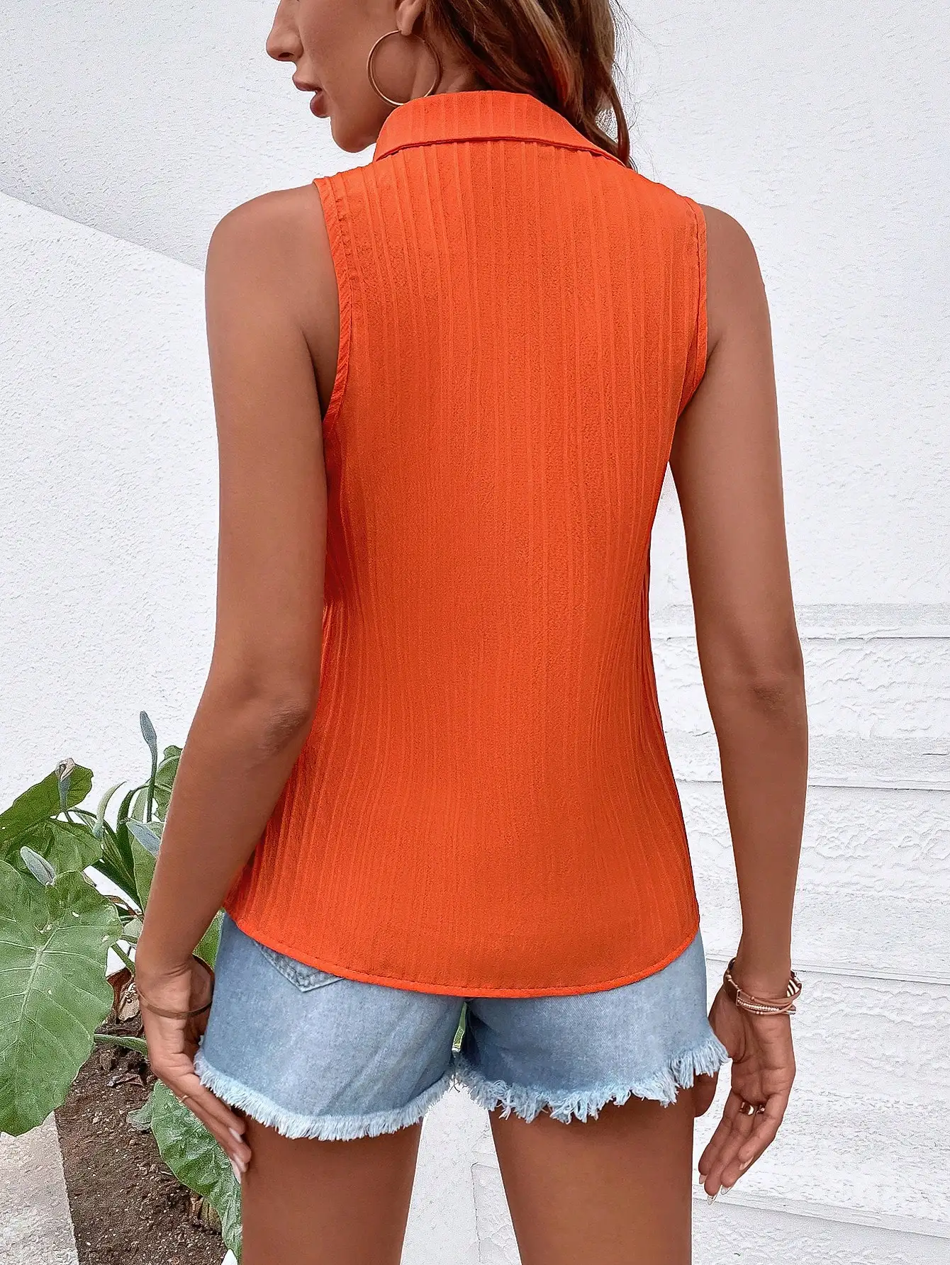 Cross-border European and American fashion sleeveless vest