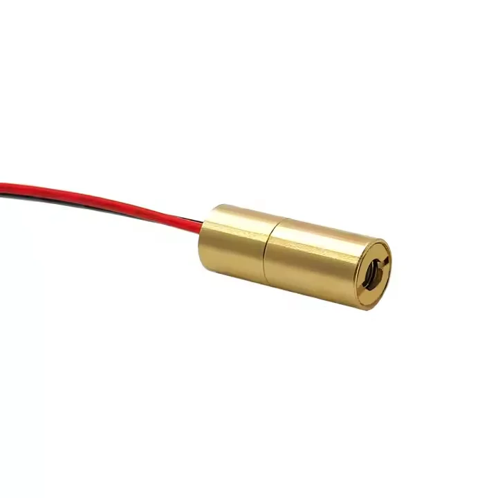 650nm 10mW Red Dot โมดูลเลเซอร์ปรับเลนส์ 8X22 มม.ตําแหน่งเลเซอร์ไดโอดโมดูล