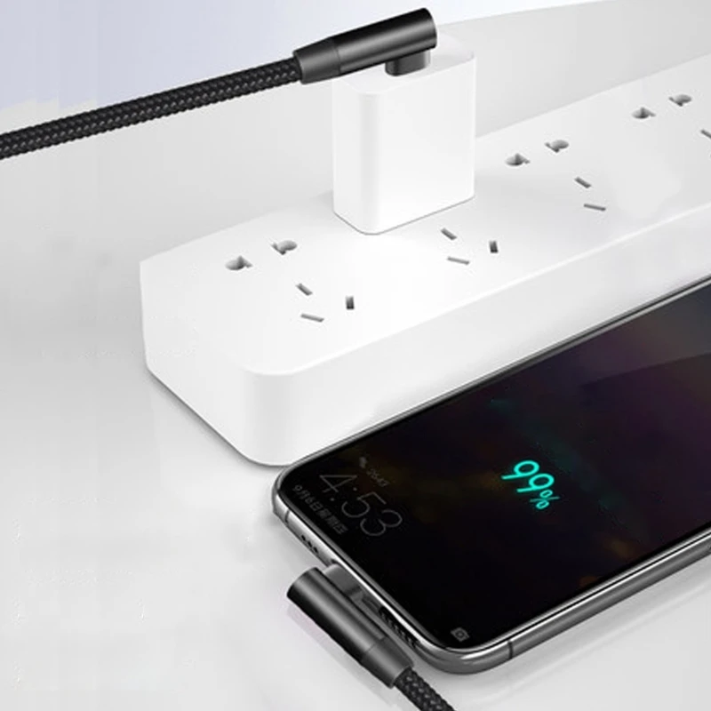 Кабель USB типа C к USB C, 60 Вт, 10 Гбит/с, USB C PD, провод для зарядного устройства для быстрой зарядки