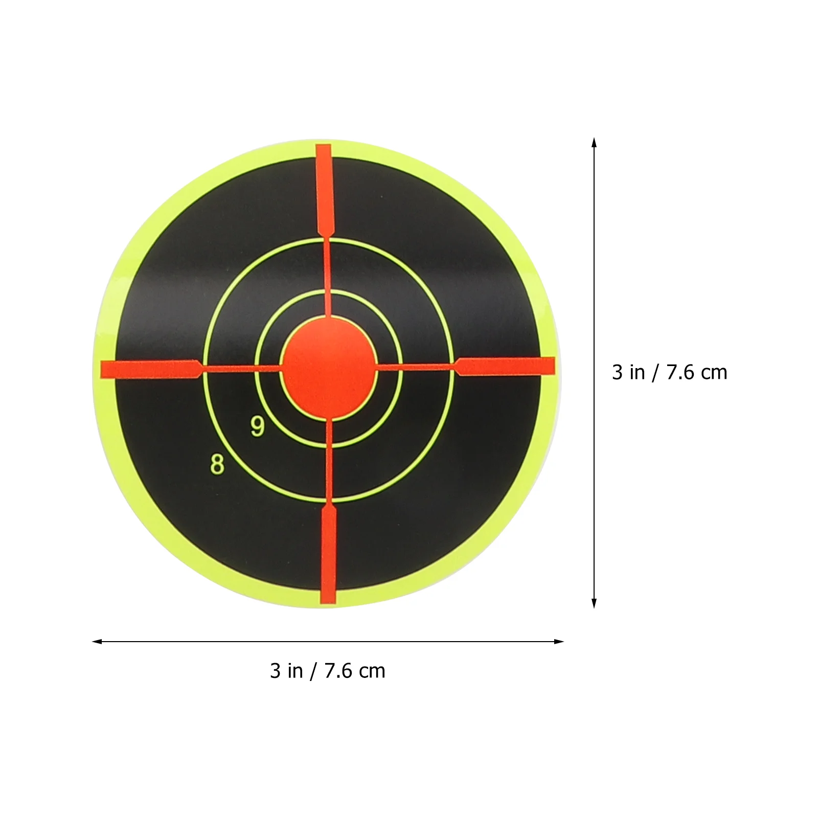 Strzelanie Bullseye Naklejki samoprzylepne Akcesoria zewnętrzne Okrągłe etykiety Profesjonalne