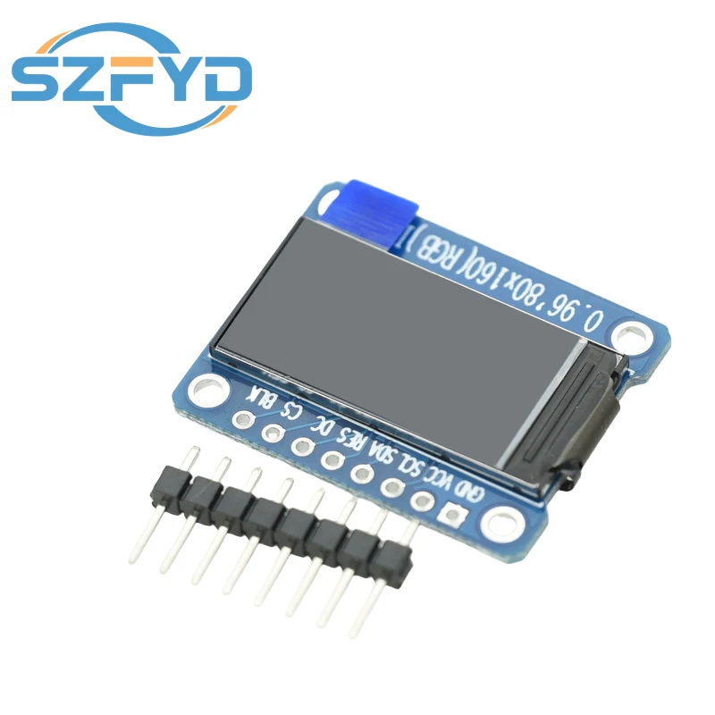 0.96 Inch IPS Display OLED Module for Arduino 80*160 65K Colorful RGB TFT LCD Board ST7735 ST7735 DIY