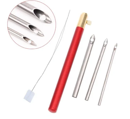 Punch Needle Tool Kit DIY Embroidery Stitching Punch Needle & Needle Threader Embroidery Poking Cross StitchTools Knitting