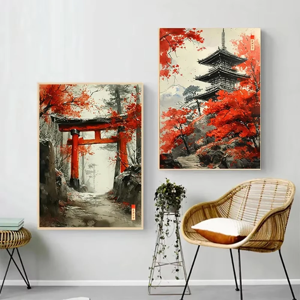 Sumie Japanese Canvas Painting - огляд і ціна Home Decor Japanese