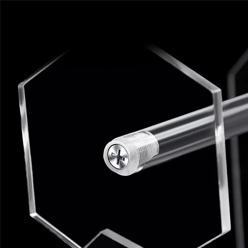DT19 3 Position Acrylic Display Rack Lipstick Cosmetics Model Storage Rack Dessert Display Stand Cupcake Stand Perfume Organiser