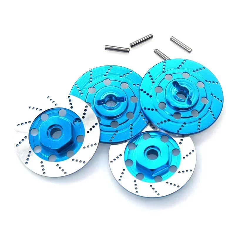 4PCS Metal Brake Disc Wheel Rim Box Hex Adapter 12Mm For 1/10 Sakura D4 On-Road Racing RC Car Parts
