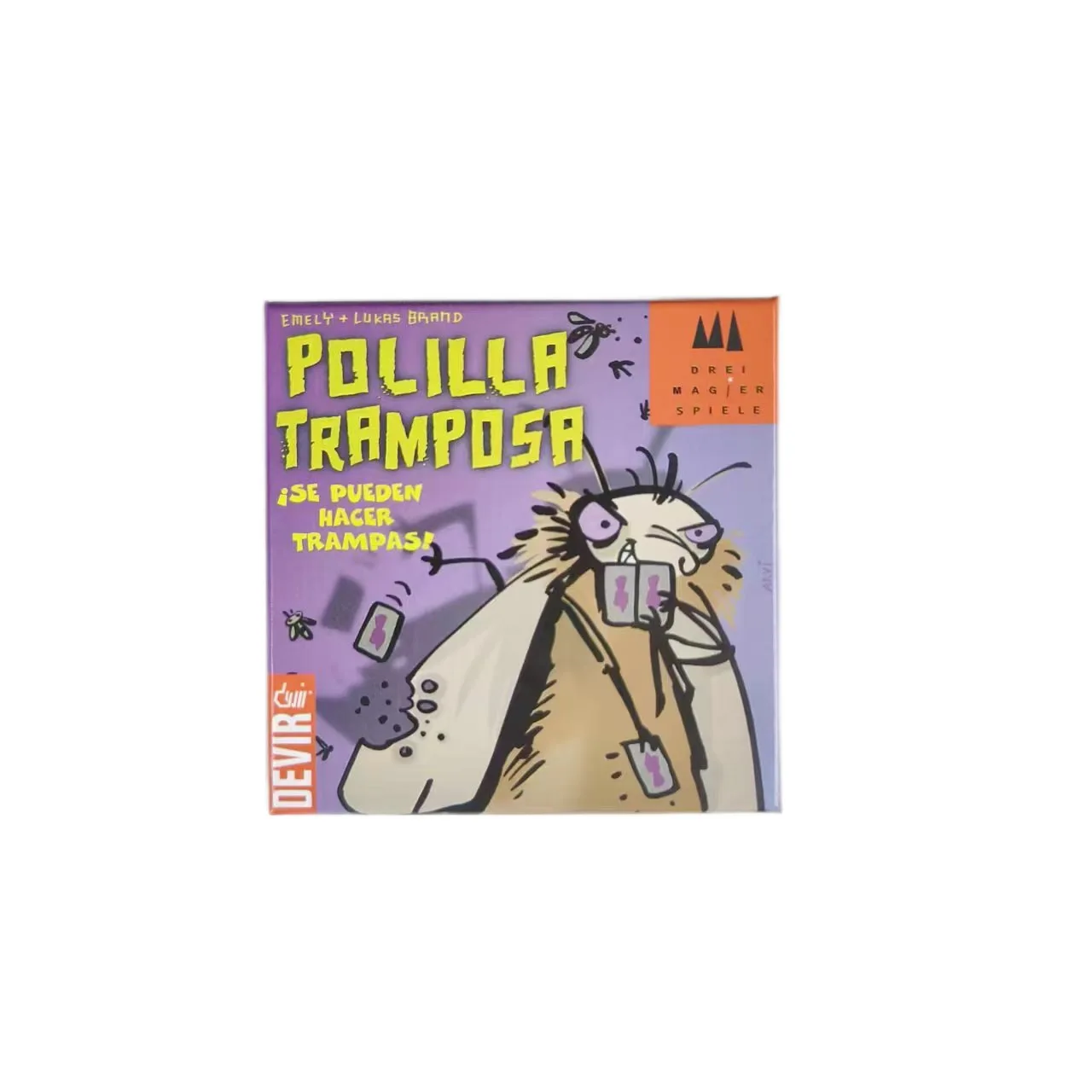 POLILLA TRAMPOSA Truqueira Espanhola Cauda Alemã Adulto Crianças Lazer Cartão de Jogo de Festa