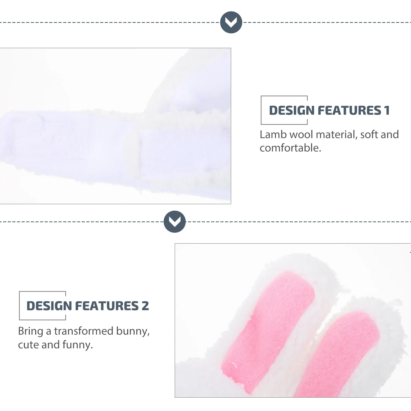 

2Pcs Small Pet Rabbit Ear Cosplay Hats Dog Cat Adorable Decorative Costume Headwear Party Dog Cosplay Hat Cat Hat