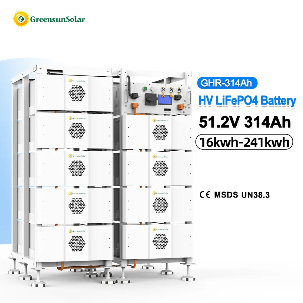 High Voltage Lifepo4 Prismatic Battery Cell 51.2V 314AH Module 100KWH  241KWH  Battery for Home Solar Energy Storage System