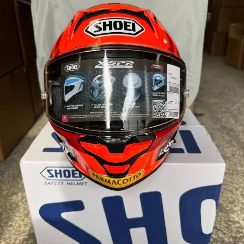 SHOEI x15 Full Face Street Motorcycle Helmet.15 Shoei X-15Marquez 9 Red Ant Full Face Motorcycle Helmet