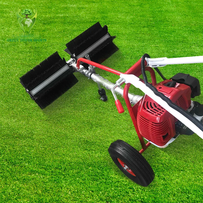 1.7HP Portable Grass Sweeper Machine Lawn Groomer Artificial Turf Cleaning and Brushing Machine Grooming Machine