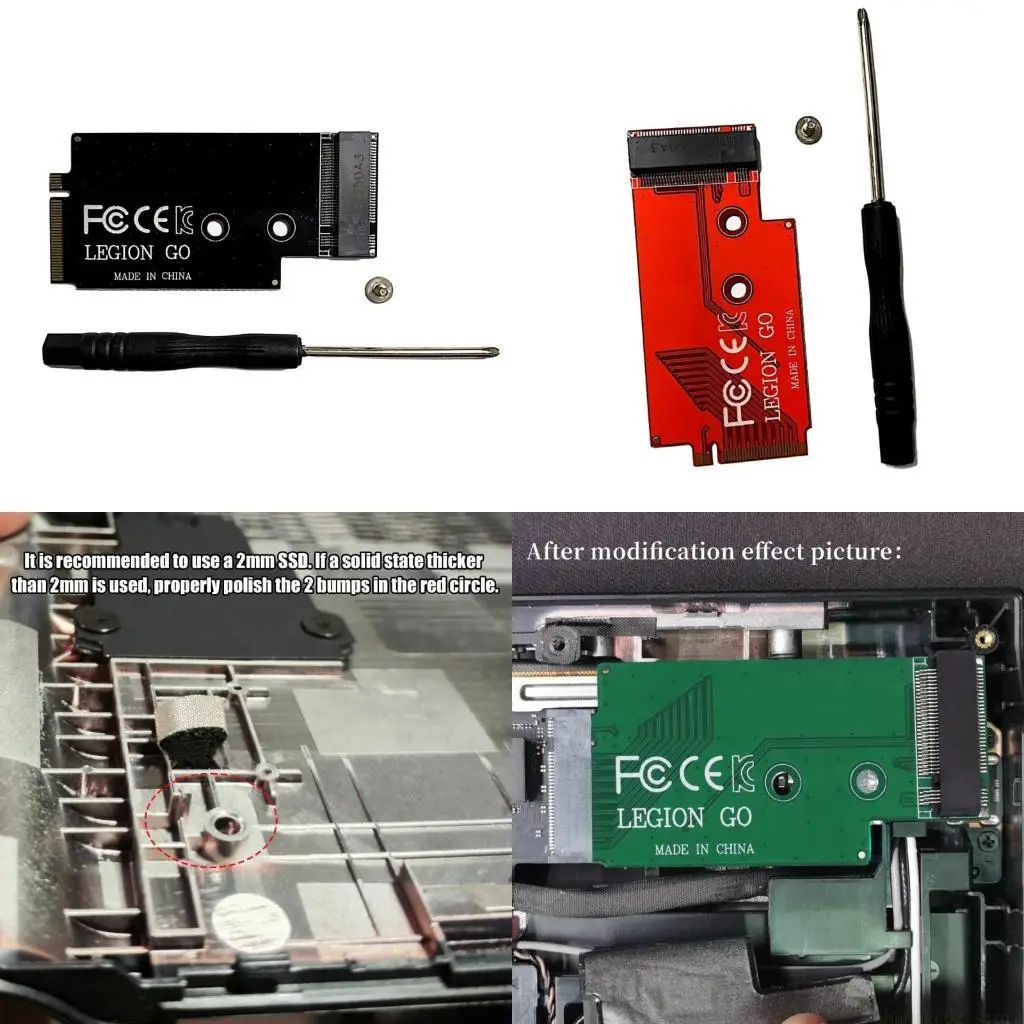 

M.2 NVME Adpater for Legion Go Modification Board 2240 To 2280 NVMe Transfer