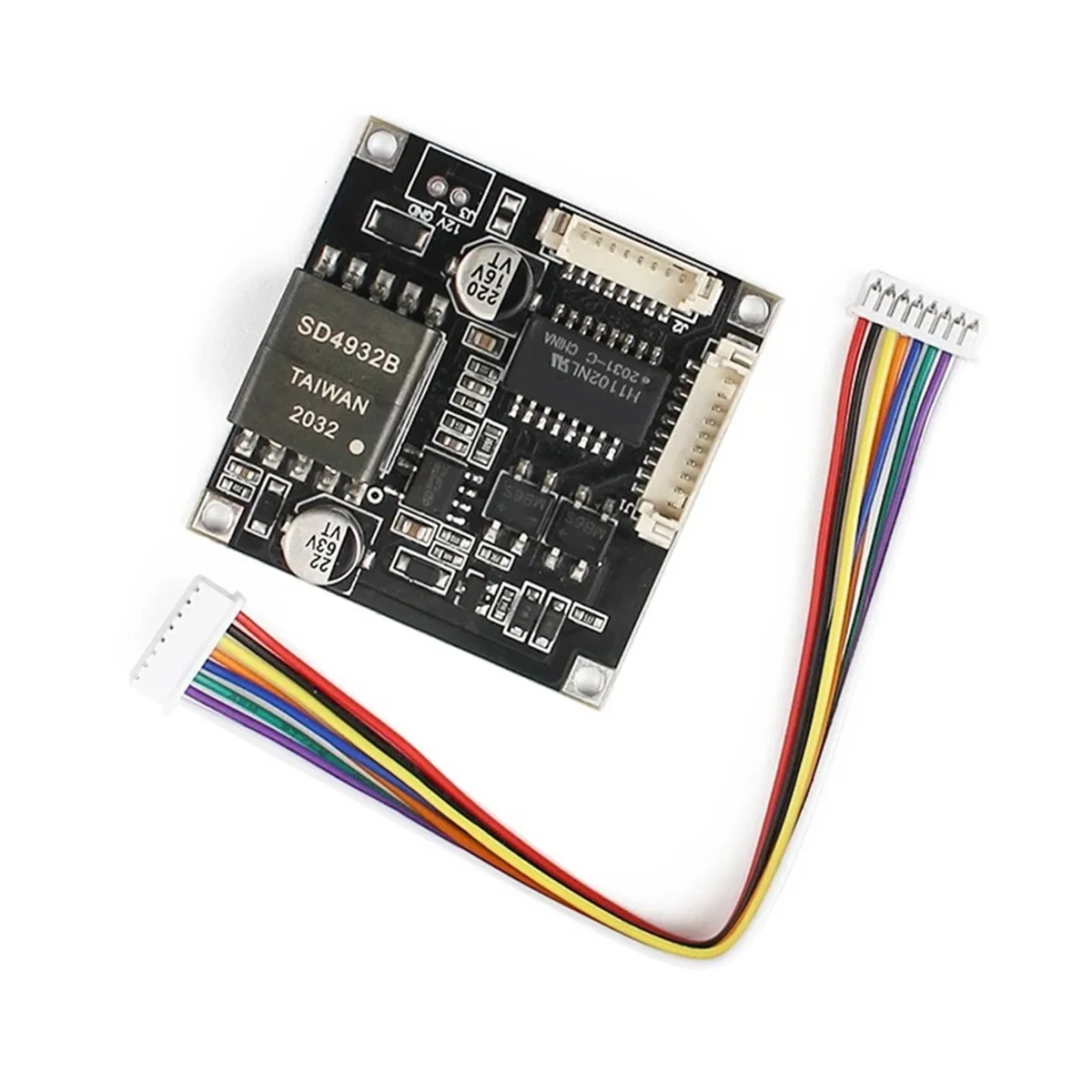 A10I 48V to 12V PoE Module for Security CCTV Network IP Cameras Power over Ethernet Modules IEEE802.3af 12V1.5A Output 15W
