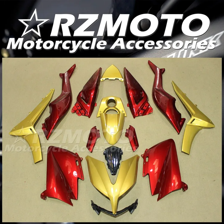 New ABS Fairings Kit Fit For YAMAHA T-max 530 2015 2016 15 16 Bodywork Set Custom Red Golden