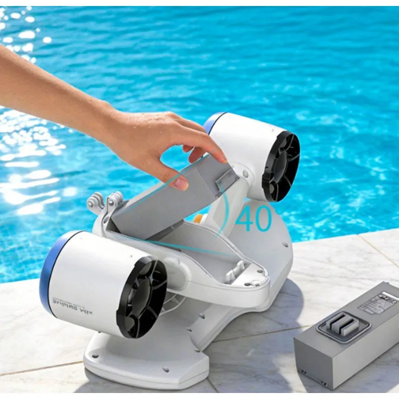 Portable Handheld Underwater Sea Scooter Electric Diving Snorkeling Thruster Swimming Water Sport Gear
