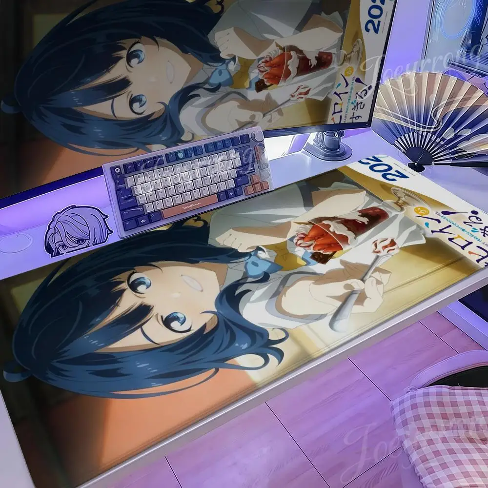 

Losing Heroines Yanami Anna Mouse Pad 1000x500 Anime Taro Sakamoto Days XXL Large Gaming Non-slip Office Keyboard Mats Desk Mat