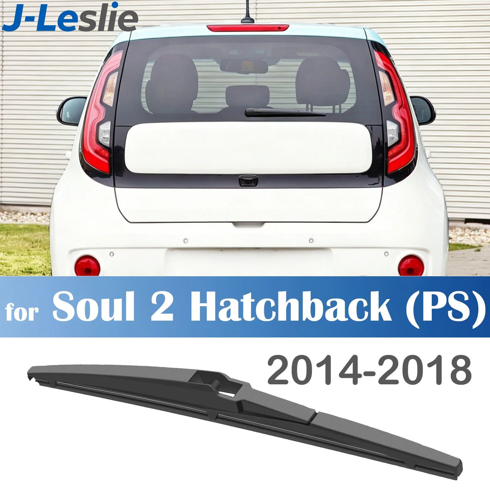 Limpiaparabrisas Trasero de 11 Pulgadas para Kia Soul 2 II EV Hatchback PS 2014-2018, Accesorios Ventana Trasera parabrisas limpia escobillas limpiador coche automóvil goma limpiar prabrisas paraprisa brazo vehículos