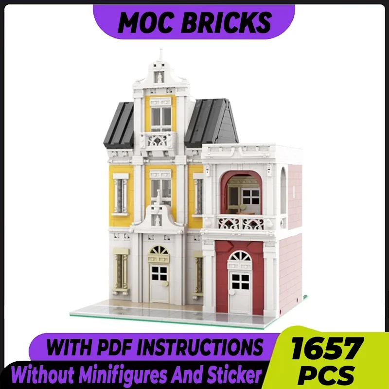 

Moc Building Bricks Modern Gardening Store Technology Modular City Street View Model Blocks Gift Christmas Toy DIY Sets Assembly