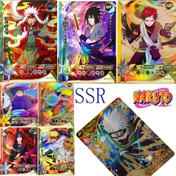 full set NARUTO SSR 01-60 Uchiha Obito Gaara Uzumaki Naruto game collection card flash card Jiraiya anime figure gift for kids