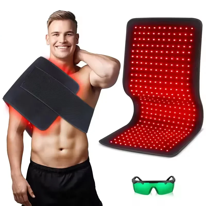 Heating Pad for Body Red Light Therapy Infrared Light Device Cushion Mat Waist Back Shoulder Muscle Pain Relief Relax Health