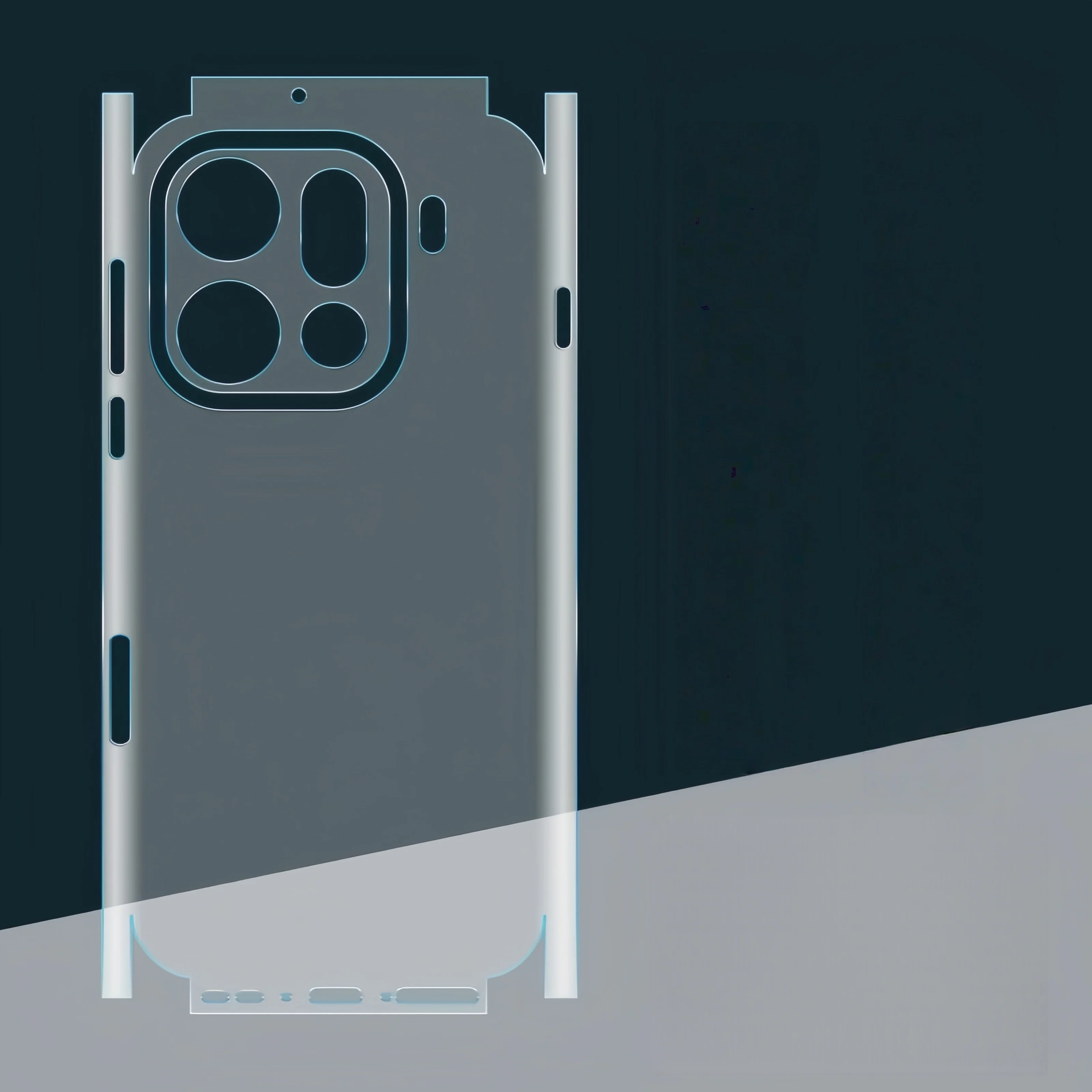 For OPPO FIND X9PRO Transpare Matte Film Skin Phone BacK Sticker For OPPO FINDX8 /X8SPRO/X7ULTRA Full Cover Skin Wrap