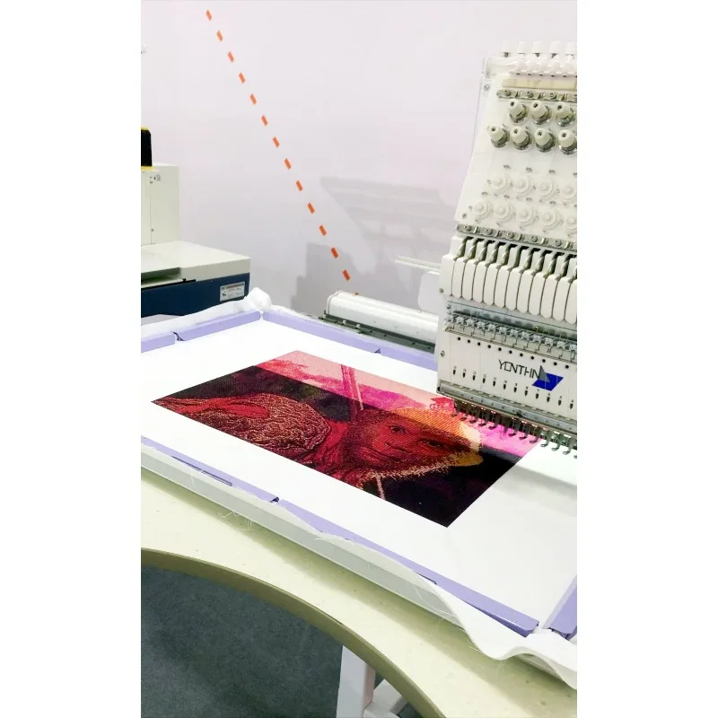 Customized 1501 500*800 Mm Computerized Embroidery Machine Single Head Clothes Dress Embroidery Design Machine
