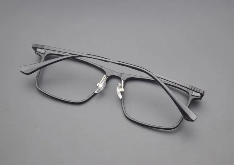 Titanrahmen Ultem Brille 3D Ultraleicht für Männer mit polarisiertem Magnet Clip-On Sonnenbrille Myopie verschreibungspflichtige Linse Fahren – Detail 12