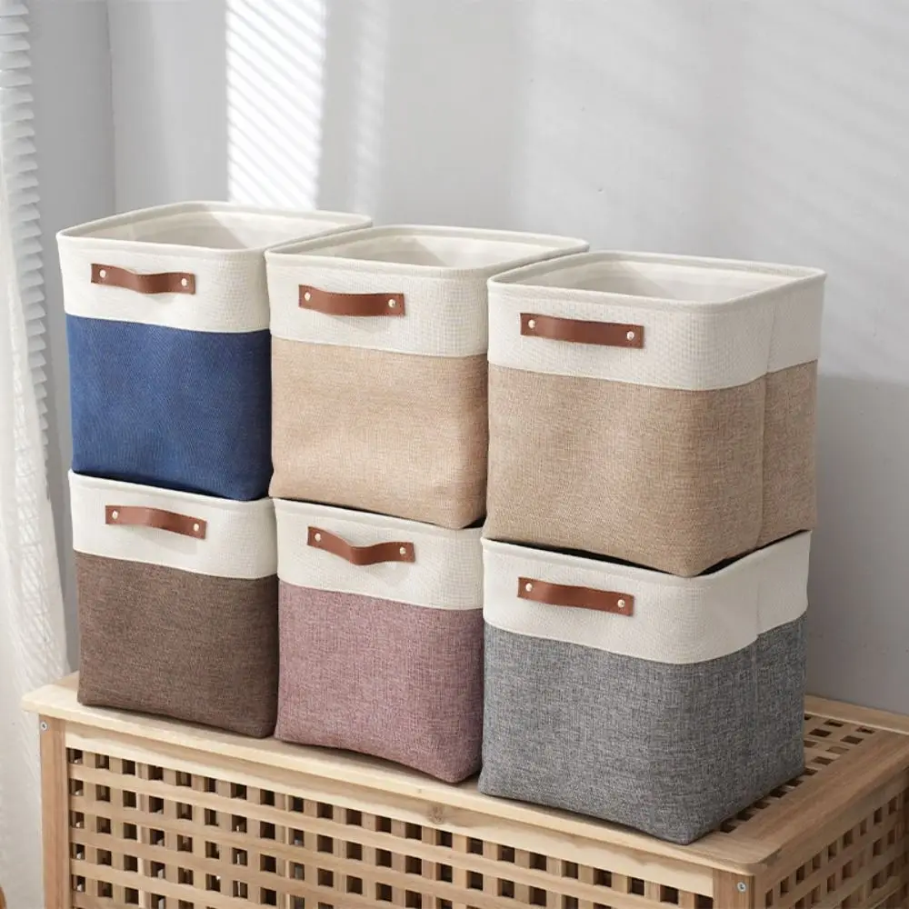 Large Capacity Laundry Basket Dirty Clothes Basket Fabric Laundry Basket Folding Storage Basket Household Storage Box Portable