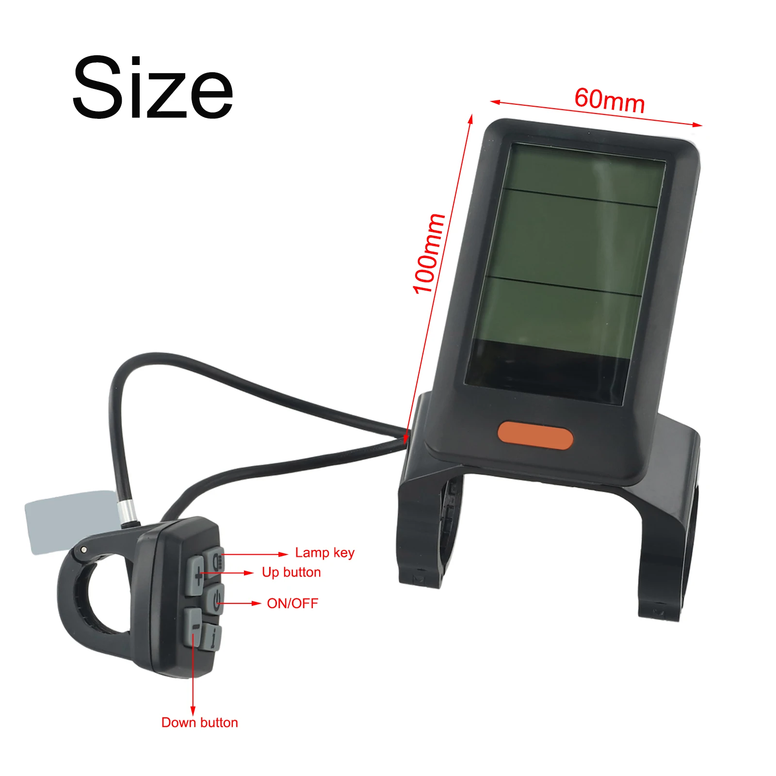 Display lcd colorido para bicicleta elétrica, para bafang m560 m820 m200 DPC10-CAN e-bike painel de controle de instrumento acessórios de ciclismo