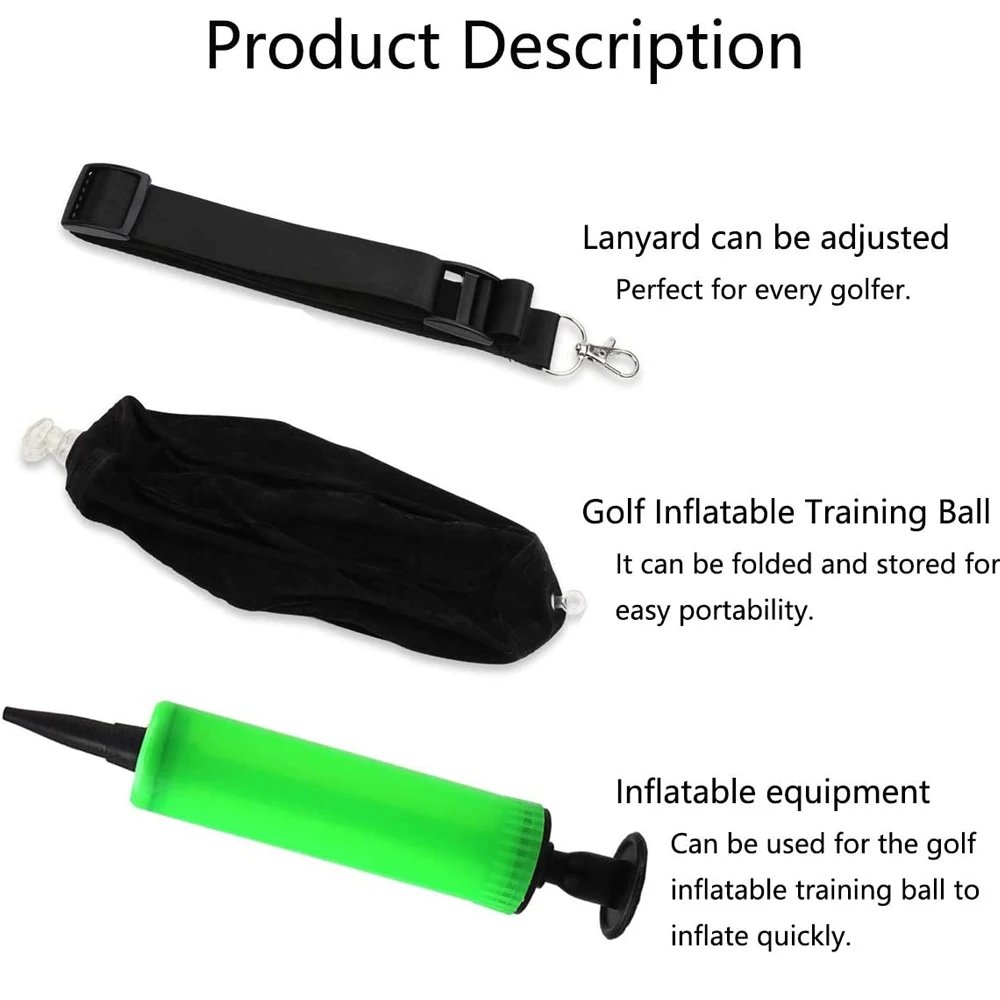 Opblaasbare Golf Smart Bal Trainer Draagbare Swing Arm Corrector Houding Extra Correctie Training Aids Golf Accessoires