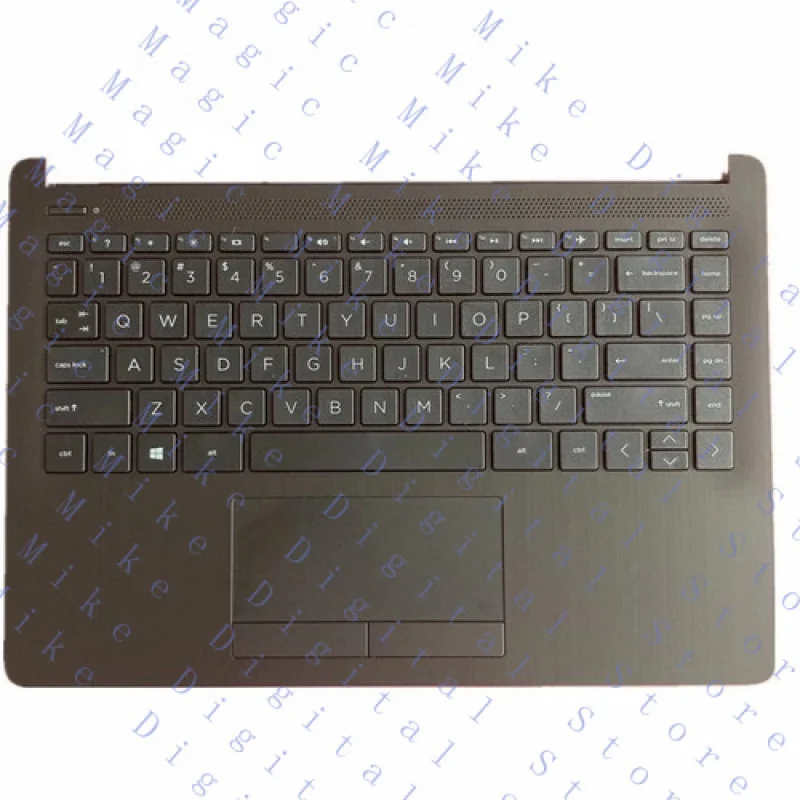 

UU Laptop Palmrest w/Keyboard Touchpad for HP 14S-CF DF DK CR L24818-001 Grey