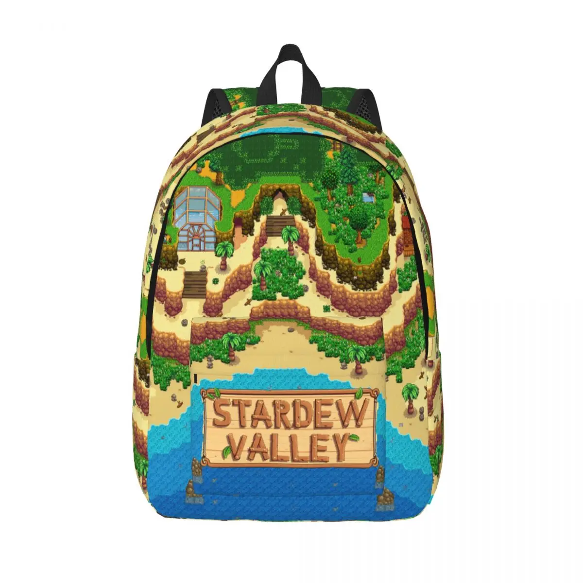 Stardew Valley Backpack for Boy Girl Kids Student School Bookbag Wood Farm Ranch Daypack Kindergarten Primary Bag Lightweight