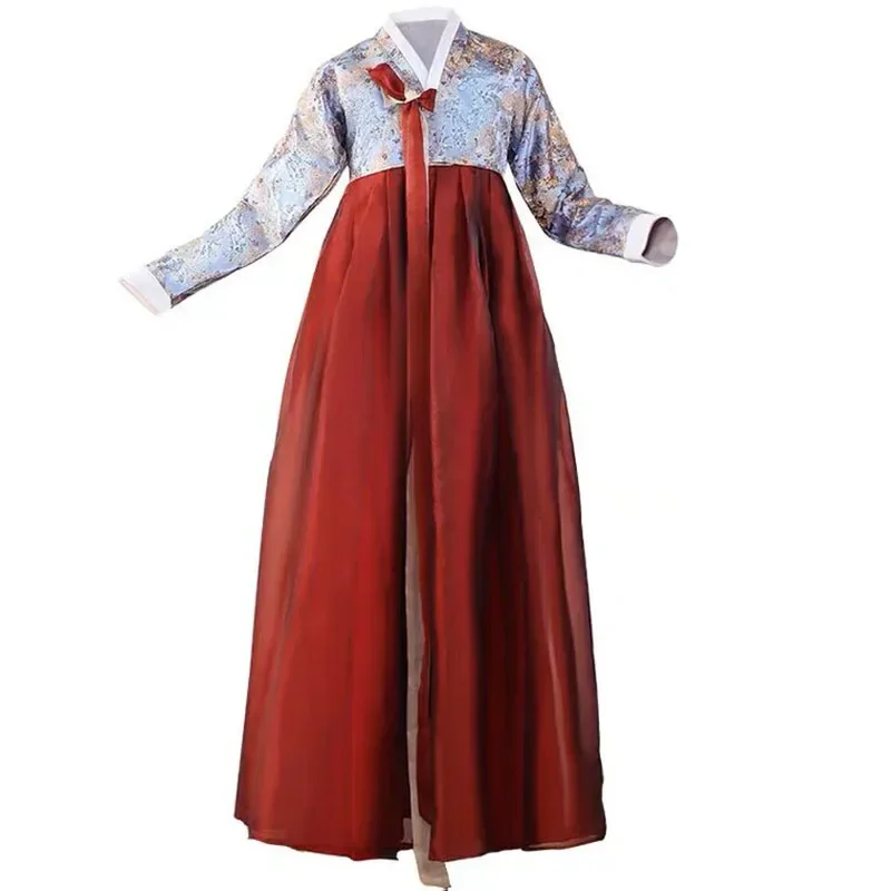 Traditional Korean clothing women 2024 New hanbok dress ancient costume retro court Korea stage performance wedding dance dress