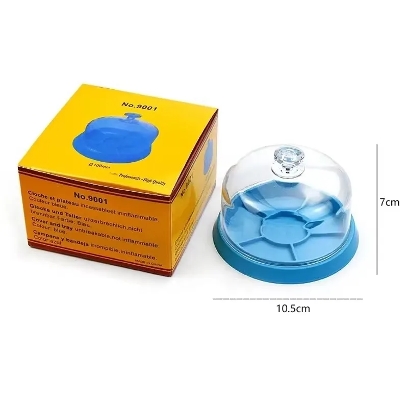 6スロット時計防塵シートカバー、トレイ付き時計ムーブメント修理ツール、ジュエリーツール、スペアプロテクター、時計職人修理ツールボックス