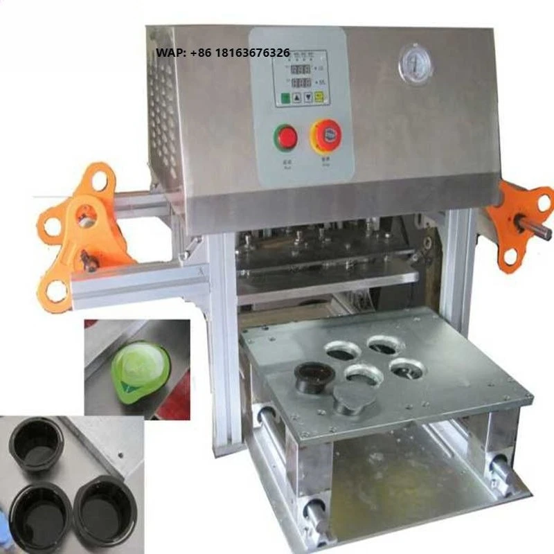 Semi Automatic Fruit Plastic Cups Sealing Machine/jam Sealer/jelly Sealer