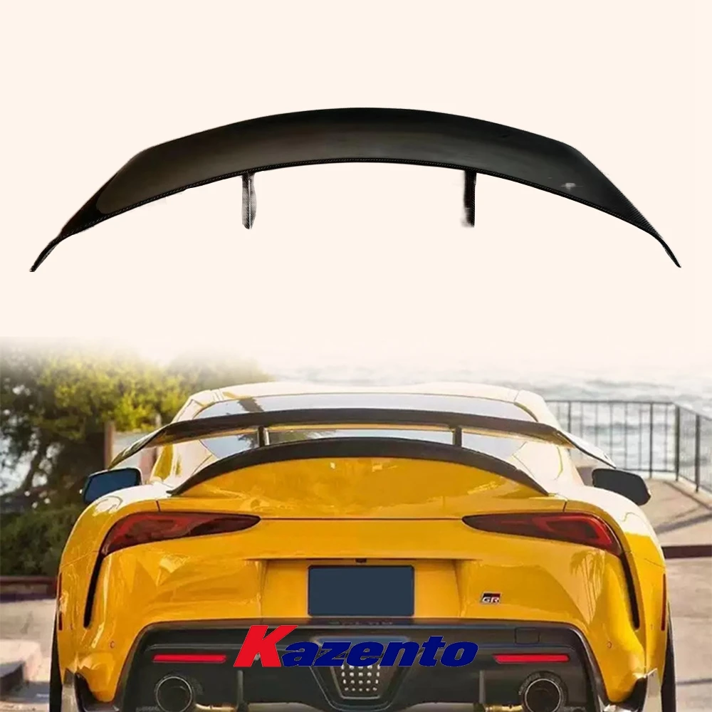 

For TOYOTA Supra A90 2019-2022 Carbon Fiber KZ Style Rear Trunk Boot GT Spoiler