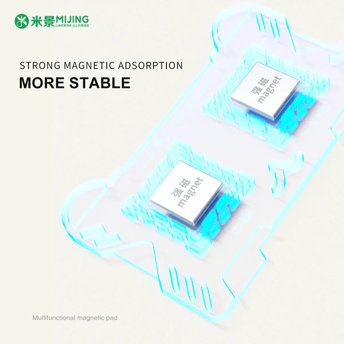 Многофункциональная Магнитная подставка MIJING M22 для реболлинга BGA, устойчивая к высоким температурам, легко чистится