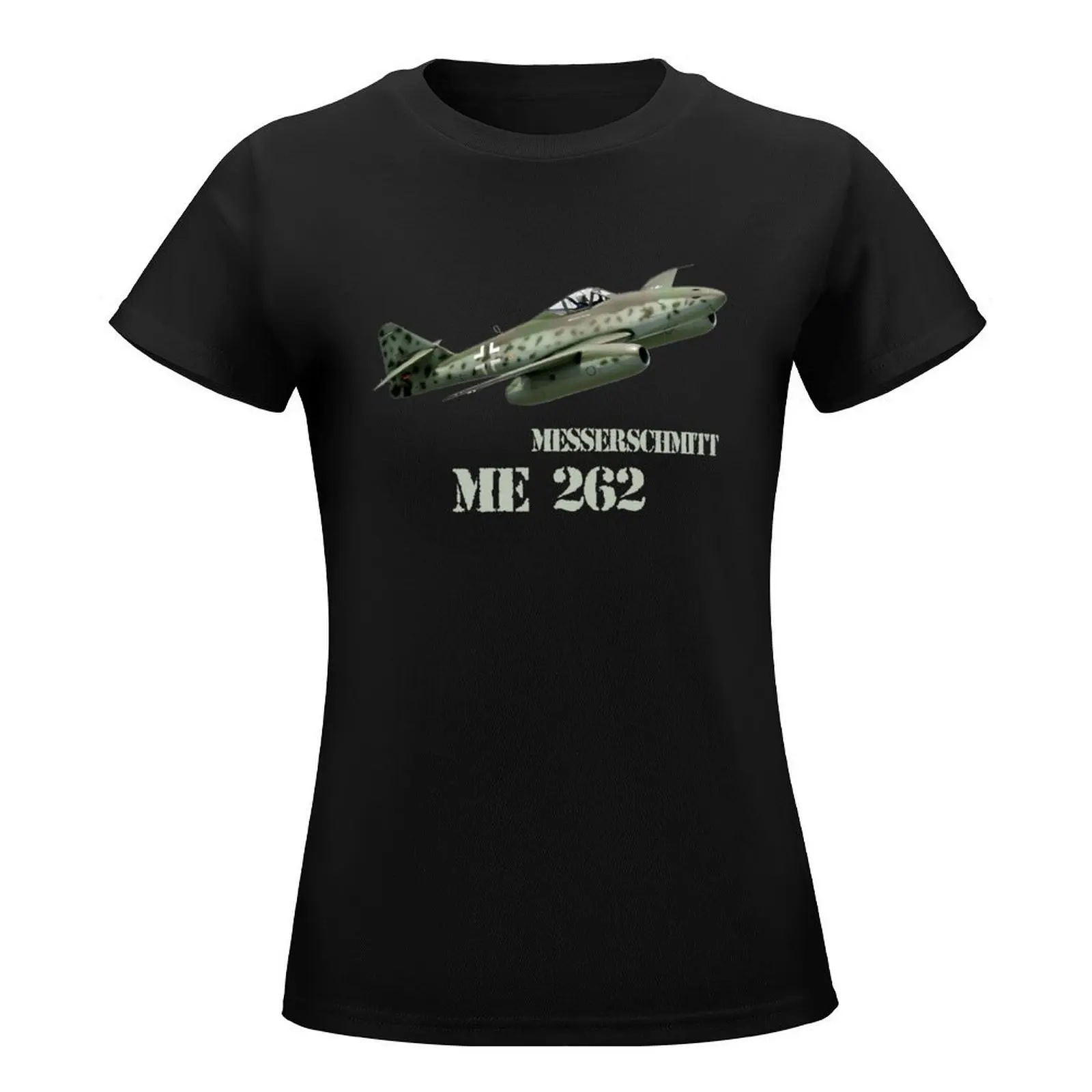 Messerschmitt ME 262 T-Shirt oversized Blouse cotton t shirts Women