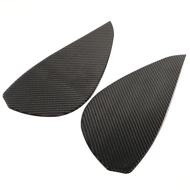 For Infiniti Q50 Q50L 2015-2022 Soft Carbon Fiber Door Anti-collision Buffer Pad Sticker Car Interior Accessories 2Pcs