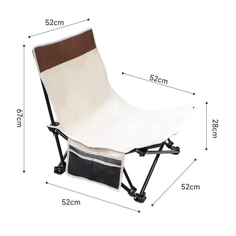 Portable Backrest Chair, Sand Pond , Fishing , Car , Dual-use Outdoor Folding