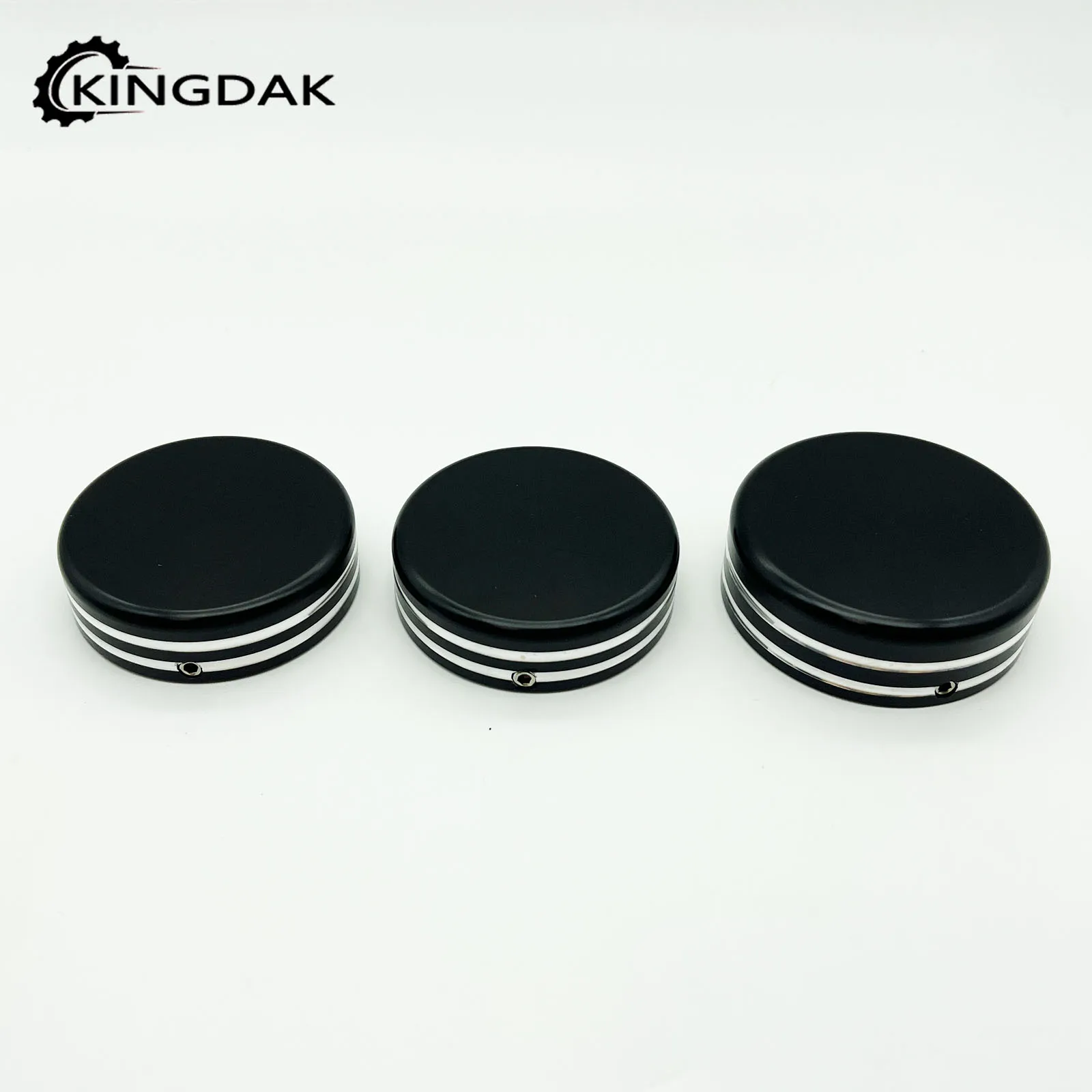 Motorcycle Upper Fork Stem Nut Cover Caps For Harley Dyna Fat Bob Super Glide FXDL 06-2017 Softail FLS Sportster XL 883 1200