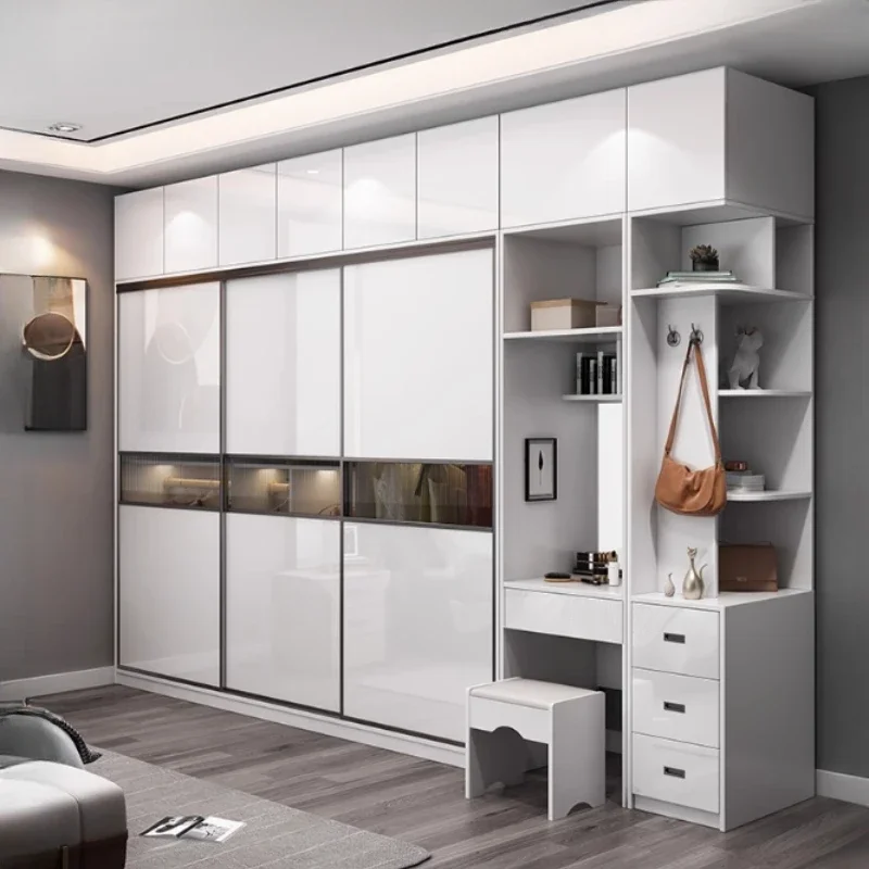 

Nordic Organizer Wardrobes Luxury Doors Modern Bedroom Closet Wardrobes Dressing Table Drawers Guarda Roupa Bedroom Furniture