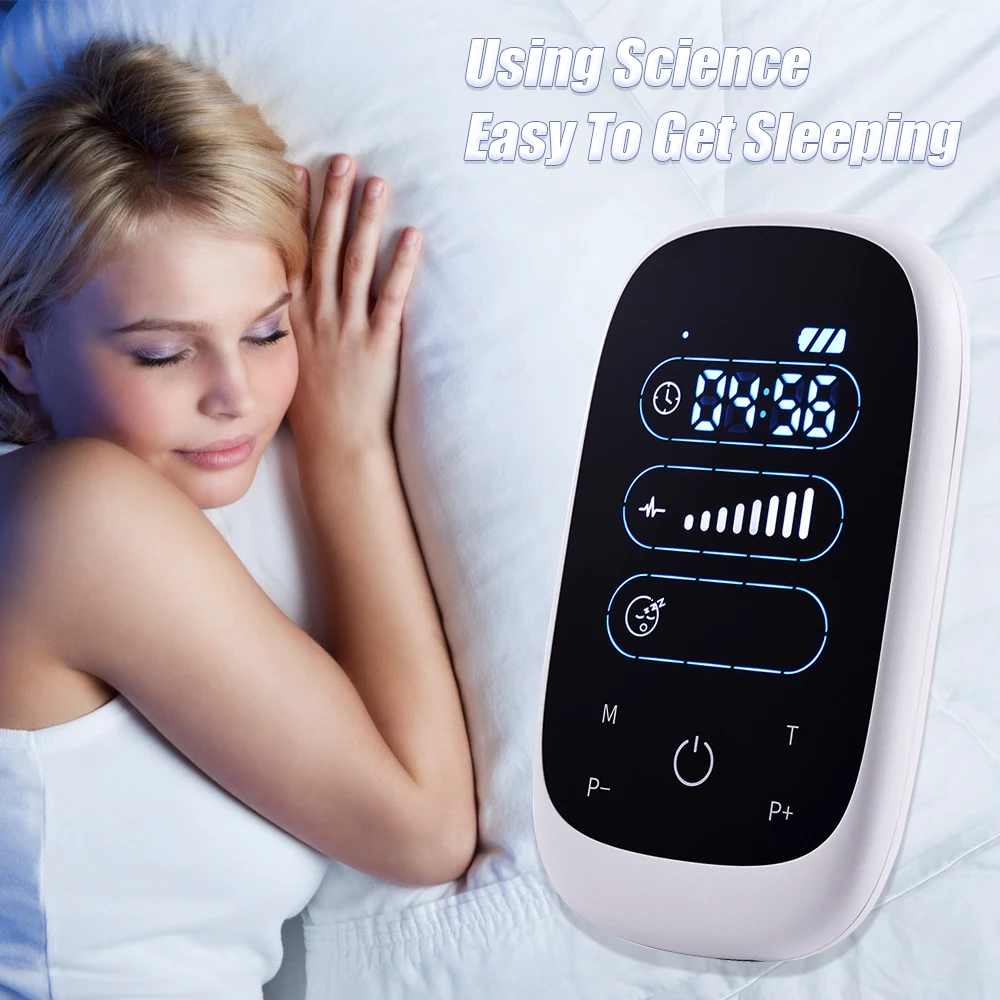 CES-Based Sleep Aid Insomnia Anxiety Relaxation Pulse Therapy Sleep Well Treatment Device for Anxiety Relief and Insomnia Cure