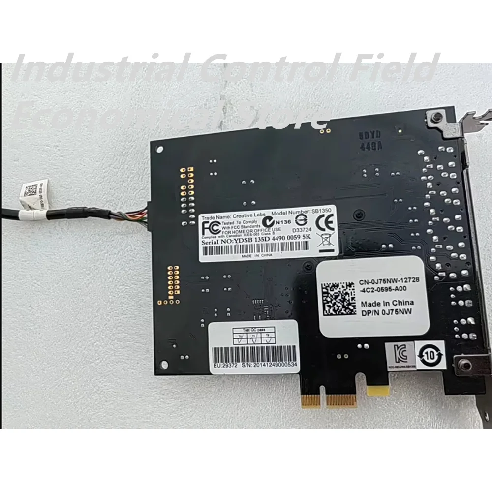 Звуковая карта CN-0J75NW 0J75NW CN-0J75NW-12728-4C2-0595-A00